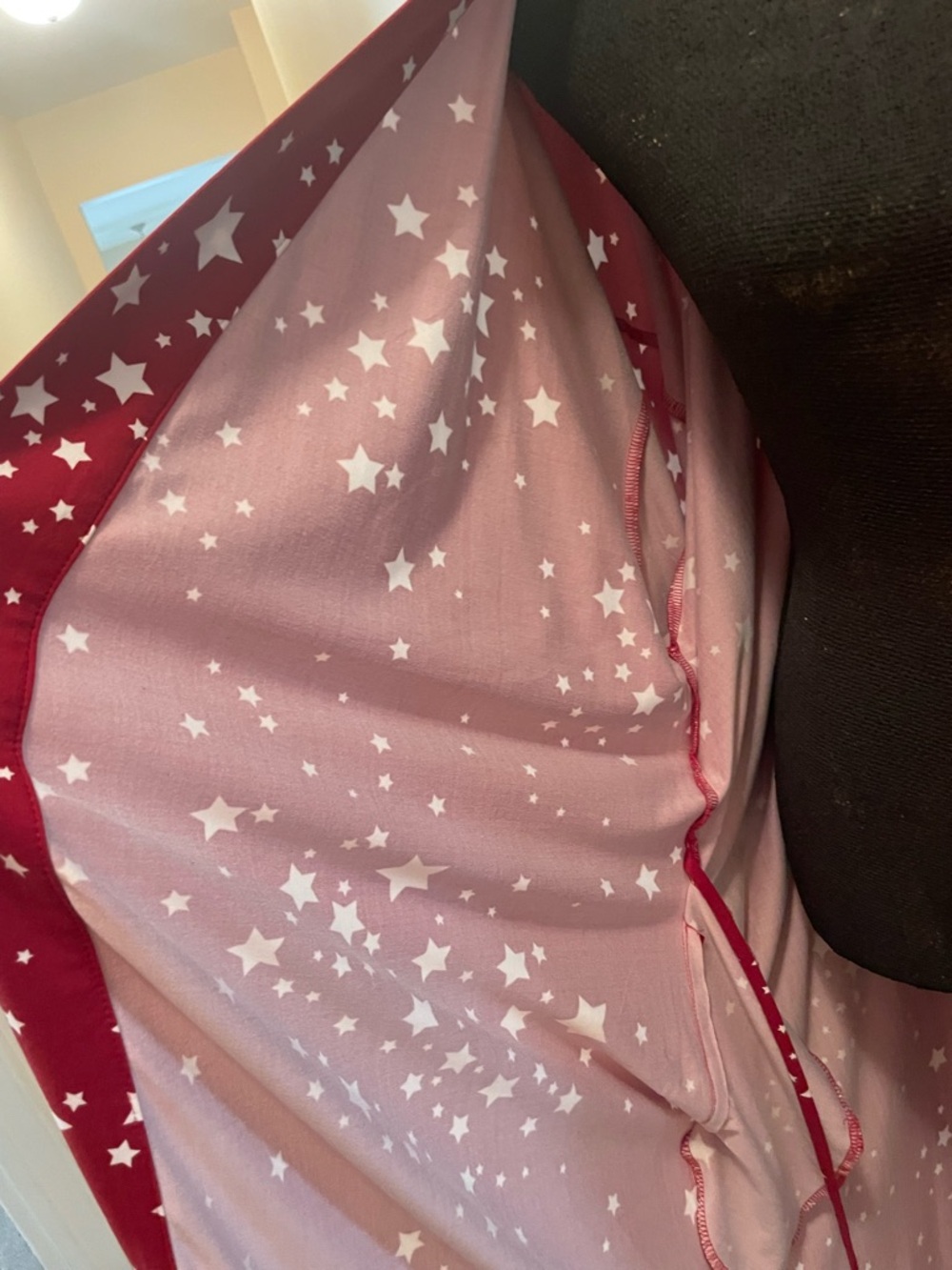 Mason Grey Red Star-Print Robe - Picture 3 of 6
